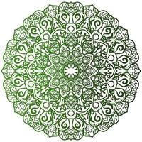 ornamento de mandala o diseño de fondo de flores. vector