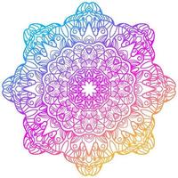 Mandala ornament or flower background design. vector