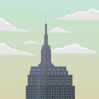 empire state building vector