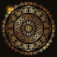 Mandala ornament or flower background design. vector