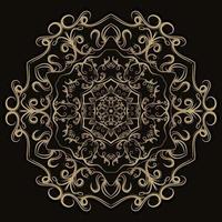 Mandala ornament or flower background design. vector