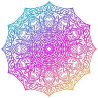 Mandala ornament or flower background design. vector