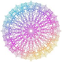 Mandala ornament or flower background design. vector