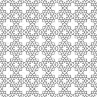 Geometric Seamless Pattern Islamic Style vector