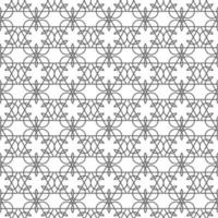 Delicate monochrome geometric seamless pattern vector