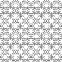 Delicate monochrome geometric seamless pattern vector