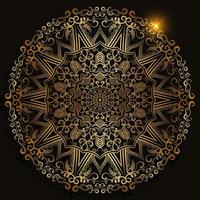 Mandala ornament or flower background design. vector