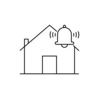 home security alarm icon vector