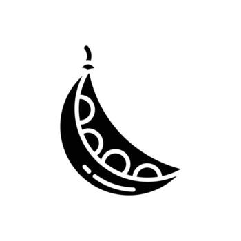 Peas Solid Icon vector