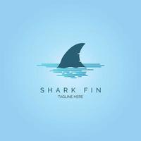 shark fin logo icon template design vector for brand or company and other