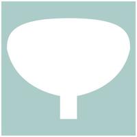 Bladder the white color icon vector