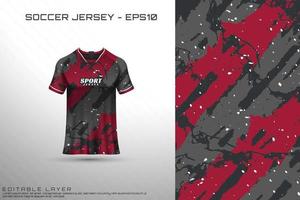 Sports jersey and t-shirt template sports jersey design vector mockup.