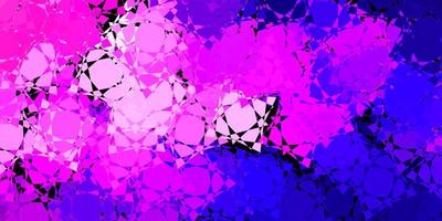 Dark Purple, Pink vector texture with random triangles.