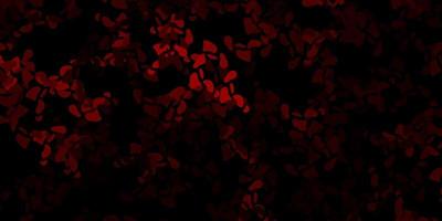 Dark red vector template with abstract forms.