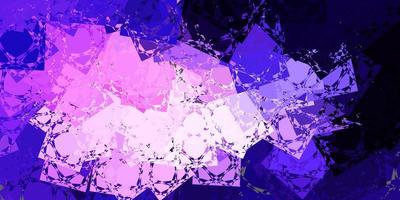 Light Purple, Pink vector pattern with polygonal shapes.