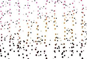 Light Pink, Yellow vector pattern in polygonal style with circles.