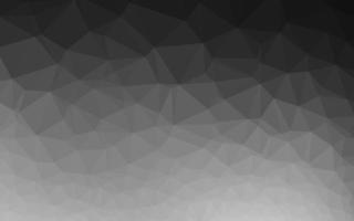 Light Silver, Gray vector shining triangular pattern.