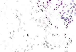 Light purple vector pattern with chaotic shapes.