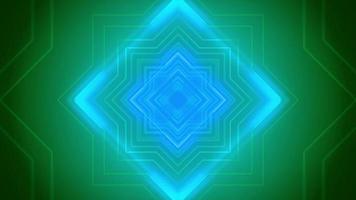 Square line loop animation video