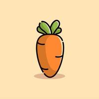 Illustration vector graphic of carrot