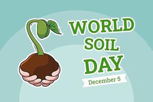 Illustration vector graphic of World Soil Day