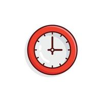 Illustration vector graphic of the wall clock