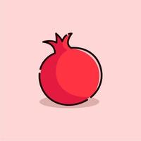 Illustration vector graphic of Pomegranate