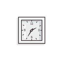 ilustración vectorial gráfico del reloj de pared vector