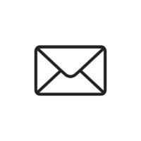Mail icon vector