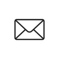 Mail icon vector