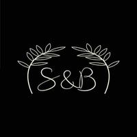 SB Logo design vector