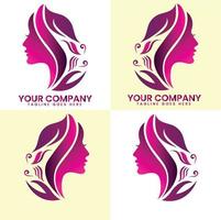 Unique Beauty Fashion Logo Design vector