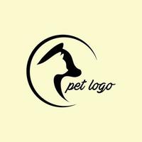 Pet logo design vector