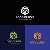 unique  WGC logo design vector