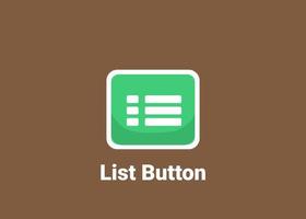 Green List Button 3D, Vector Template Gui Kit