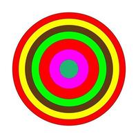circle on target like the passage of time vector