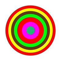 circle on target like the passage of time vector