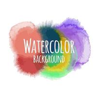 Abstract watercolor background vector