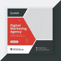 Digital Marketing socail media post vector