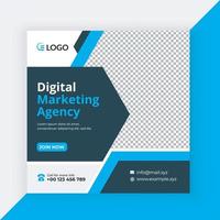 Digital Marketing socail media post vector