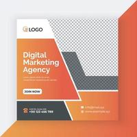 Digital Marketing socail media post vector