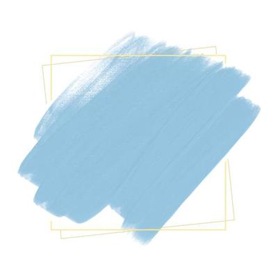 luxury style hand drawn pale blue oil painted brush stroke with gold frame for sale banner background