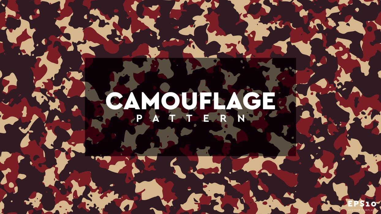 Red Camouflage Pattern Vector Art, Icons, and Graphics for Free Download