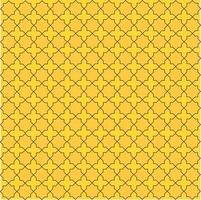 Islamic abstract yellow color pattern vector art