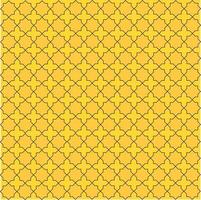 Islamic abstract yellow color pattern vector art