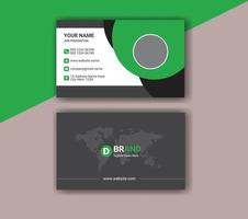 Modern Creative Corporate Business Card Template. vector