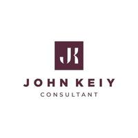 Letter JK Logo Design, Monogram Luxury Letter JK Logo, Exclusive Letter JK Vector