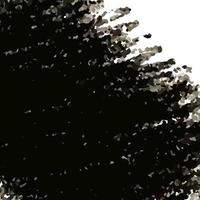 Black crayon scribble textured background vector