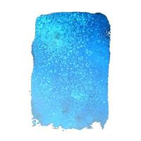 Blue watercolor stain vector