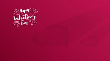 Valentine's day background design vector